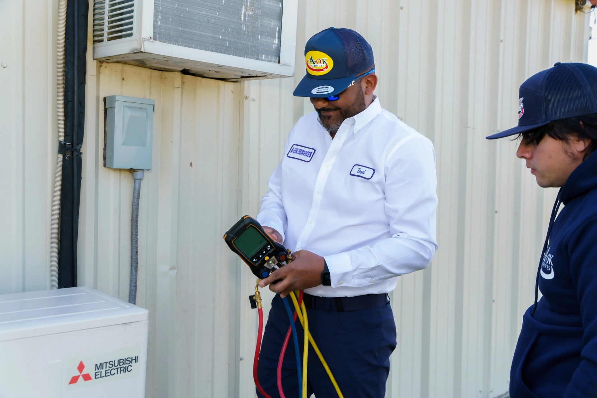 High-efficiency AC system installation in Berg Hill San Antonio