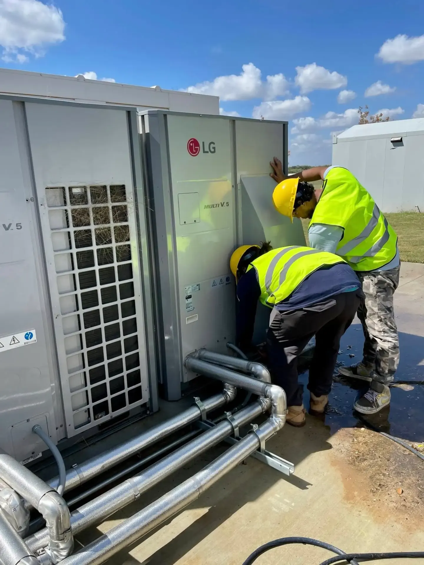 Commercial HVAC installation in Berg Hill San Antonio TX